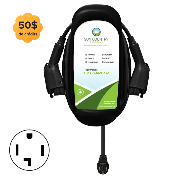 Borne de recharge pour VE Sun Country Highway EV40D Dual